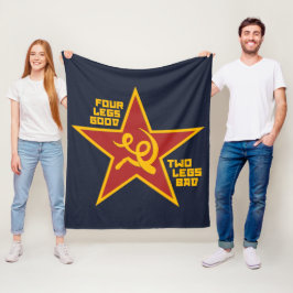 Fyra ben bra fleecefilt