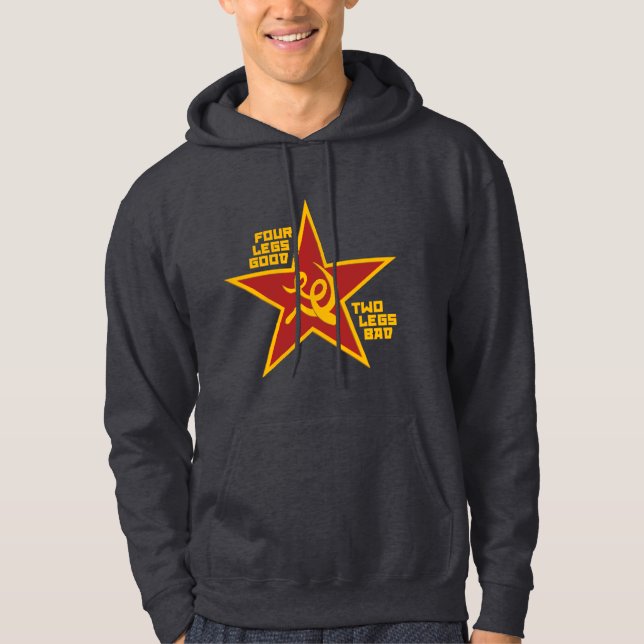 Fyra ben bra hoodie (Framsida)