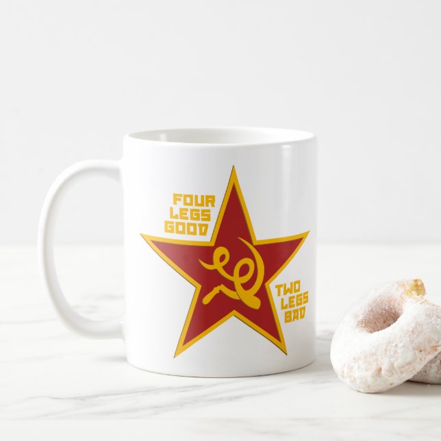 Fyra ben bra kaffemugg (Med munk)