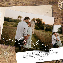 Fyra Bild Modern Religiösa Julstjärnor Julkort