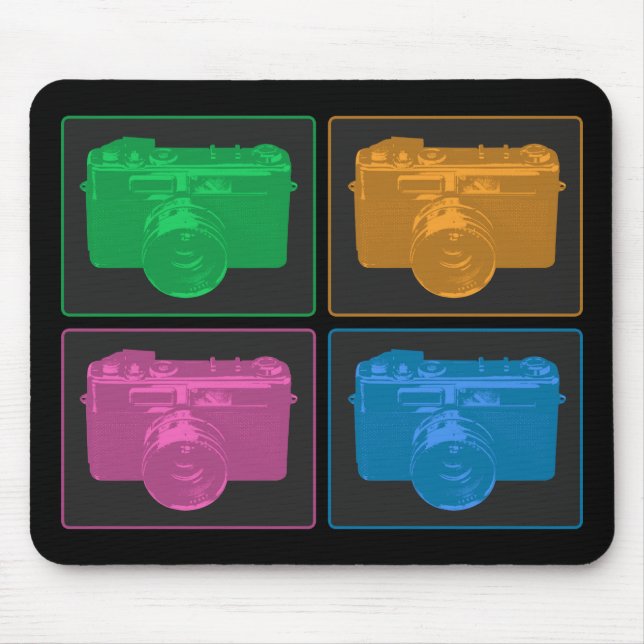 Fyra bildkameror musmatta (Framsidan)