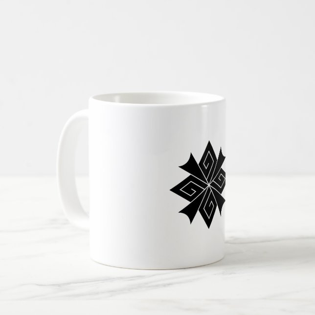 Fyra blixtar med åskknallar kaffemugg (Framsida vänster)