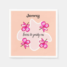 Fyra blommigtars rosa blommor