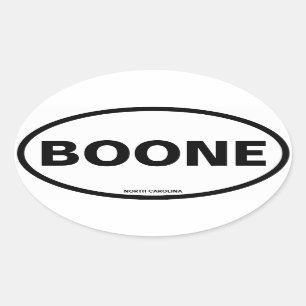 FYRA Boone Ovalt Klistermärke