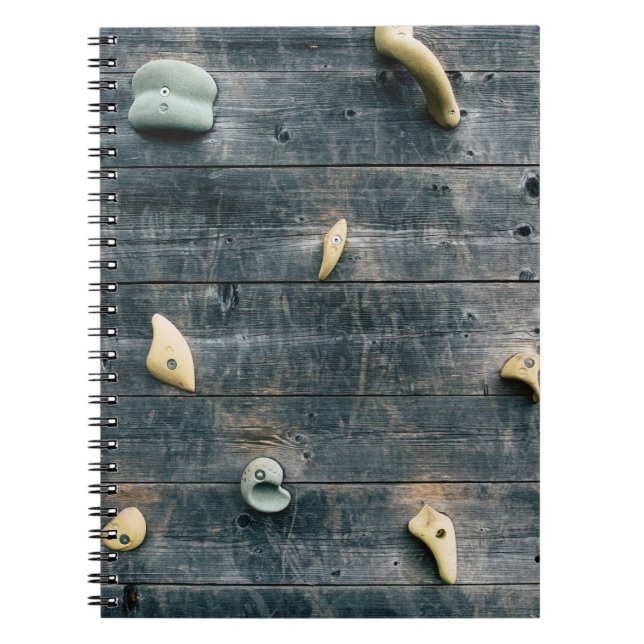 Fyra bruna träväggar anteckningsbok (Framsidan)