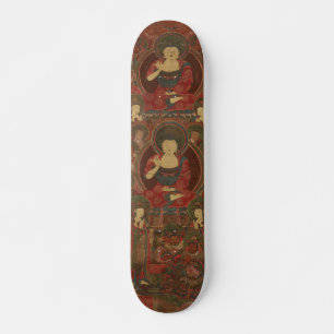Fyra buddister i ren delstatsbuddhism mini skateboard bräda 18,5 cm