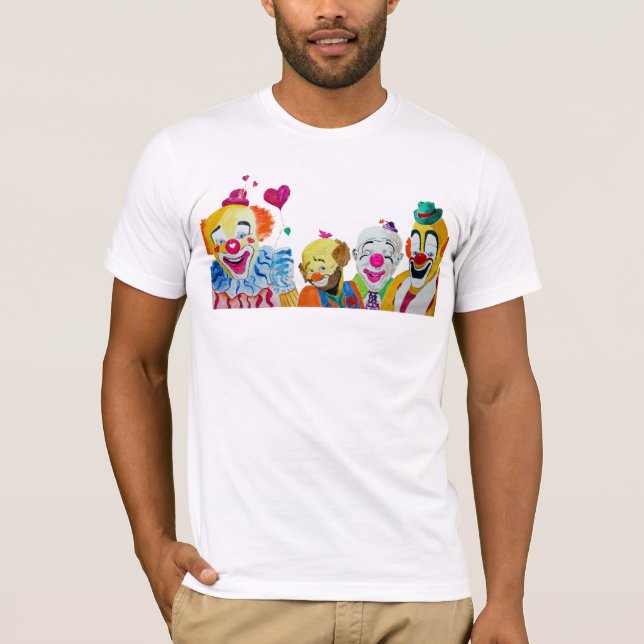 Fyra Clowns Shirt Tröja (Framsida)