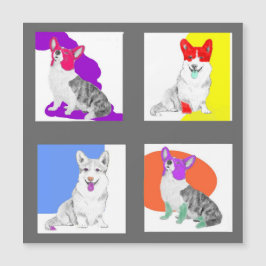 Fyra Corgis