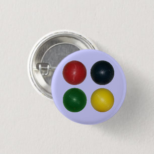 Fyra Croquet Bollar Knapp