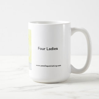 Fyra damer kaffemugg