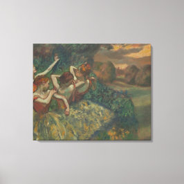 Fyra dansare av Edgar Degas, Ballet Fine Art Canvastryck