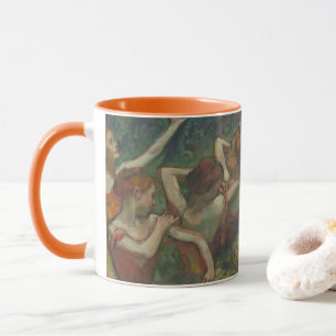 Fyra dansare av Edgar Degas, Ballet Fine Art Mugg