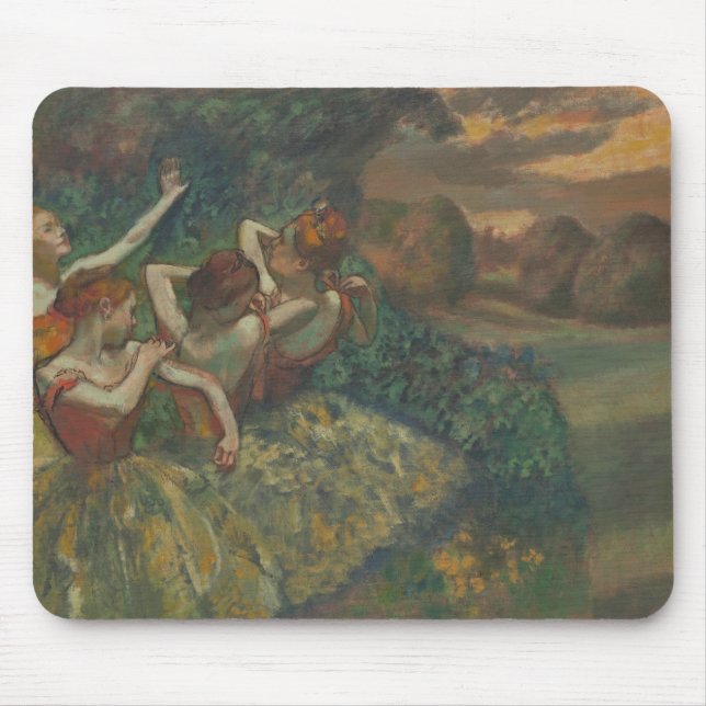 Fyra dansare av Edgar Degas, Ballet Fine Art Musmatta (Framsidan)