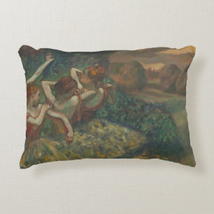 Fyra dansare av Edgar Degas, Ballet Fine Art Prydnadskudde