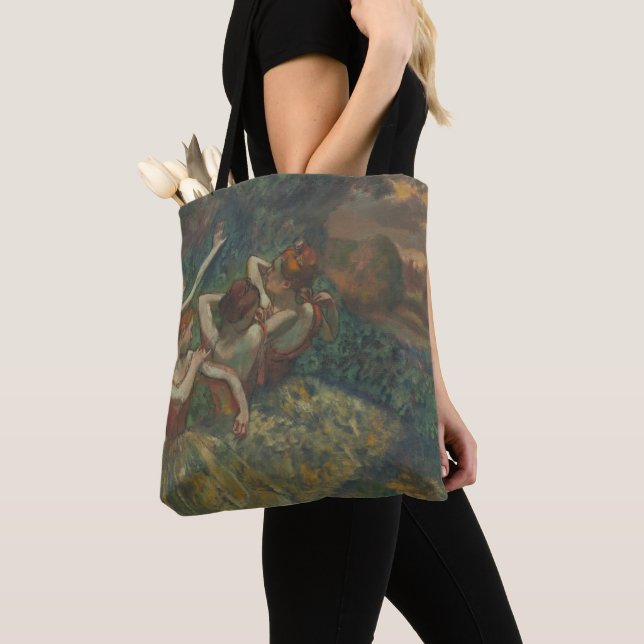 Fyra dansare av Edgar Degas, Ballet konstverk Tygkasse (Närbild)