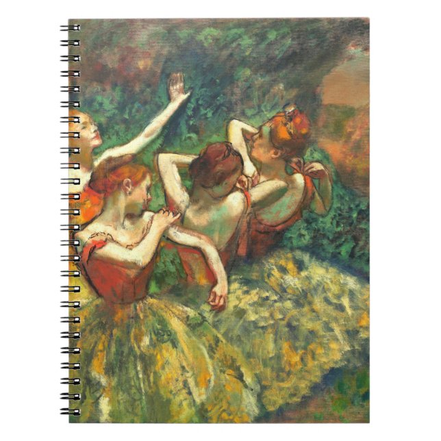 Fyra dansare Edgar Degas Anteckningsbok (Framsidan)