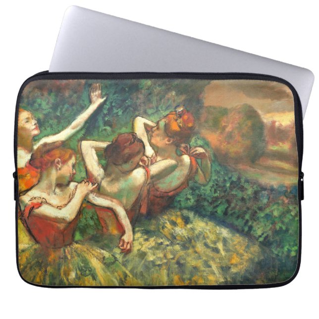 Fyra dansare Edgar Degas Laptop Fodral (Framsidan)
