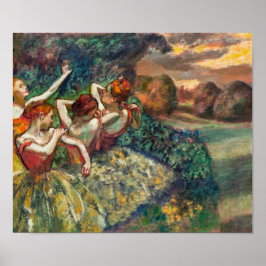 Fyra dansare | Edgar Degas | Poster