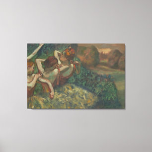 Fyra dansare, tryckmålning, Edgar Degas Canvastryck