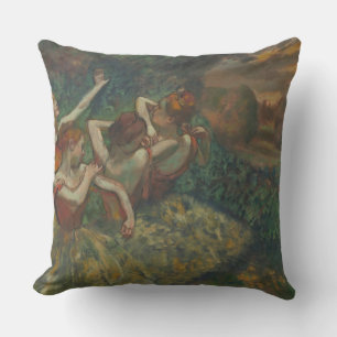 Fyra dansare, tryckmålning, Edgar Degas Kudde