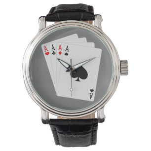 Fyra Ess bevakning Armbandsur