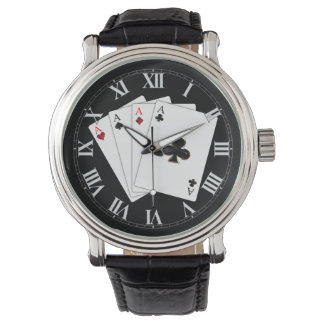 Fyra Ess-kort Wrist Watch Armbandsur