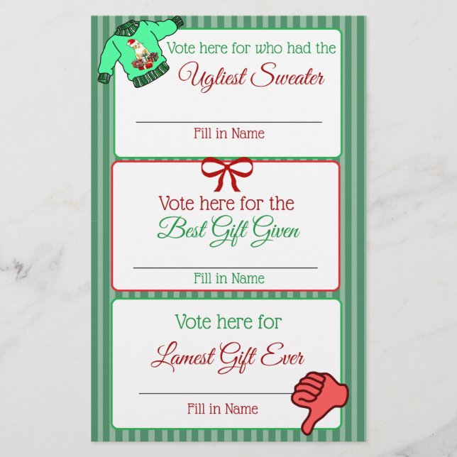 Fyra fantastiska julspel flygblad (Framsidan)