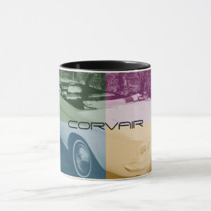 Fyra färg Corvair 1965 - 1970 Mugg