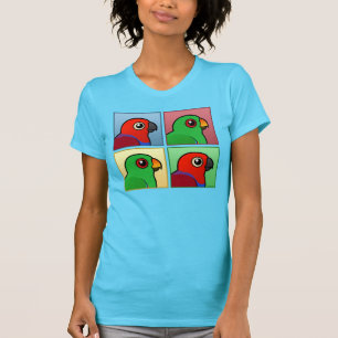 Fyra färg Eclectus Tröja