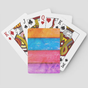 Fyra Färg-regnbåge Casinokort