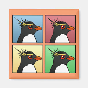 Fyra färg Rockhopper Magnet