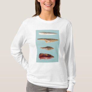 Fyra flintaverktyg tee shirt