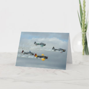 Fyra Flygplan tackkort