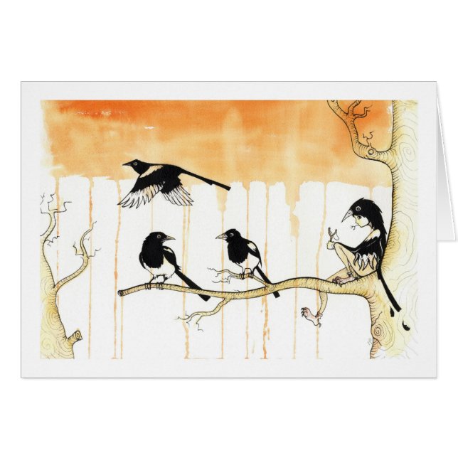 Fyra för en pojke hälsningskort (Framsidan Horizontal)