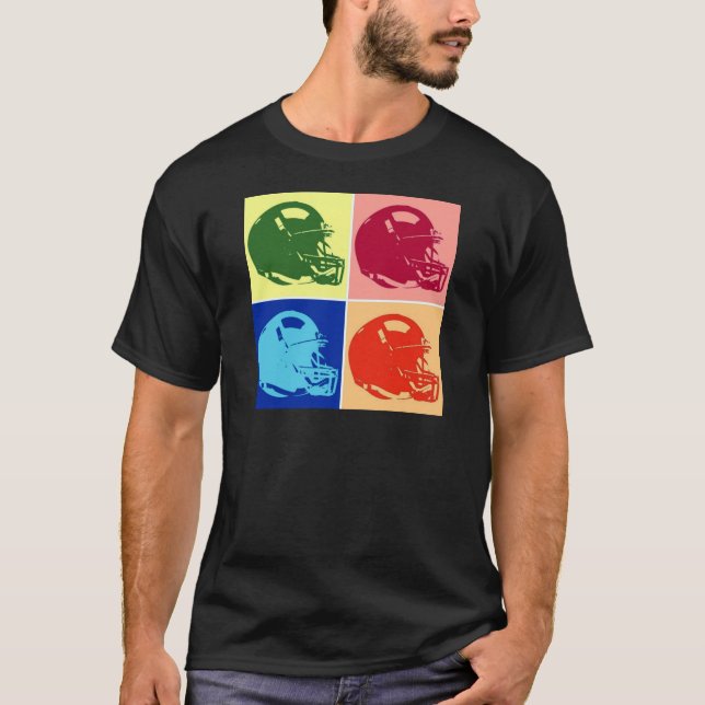 Fyra fotbolls-EM i Färg T Shirt (Framsida)