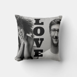 Fyra foto-par Kärlek för Valentines Gift Kudde