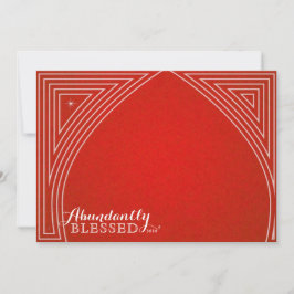 Fyra Foto Stjärn Kupol Överlagd Platt Högtidskort Julkort