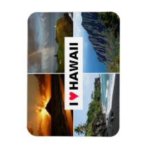 Fyra fotoHawaii collage souvenir
