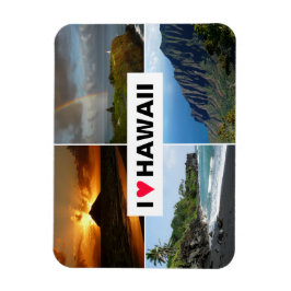 Fyra fotoHawaii collage souvenir Magnet