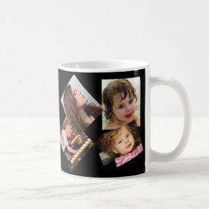 Fyra fotokollationsmall kaffemugg