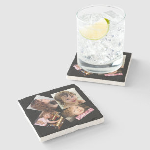 Fyra fotokollationsmall stenunderlägg