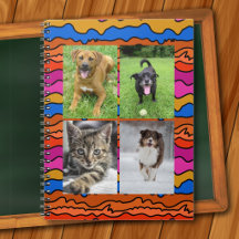 Fyra fotomallar Abstrakt konstskola