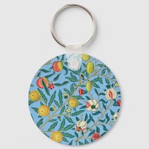 Fyra frukter av William Morris Nyckelring