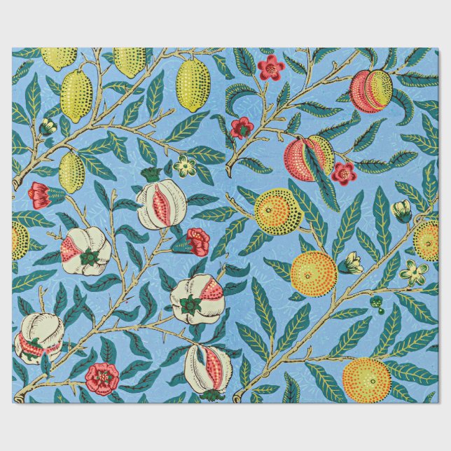 Fyra frukter av William Morris Presentpapper (Seam)