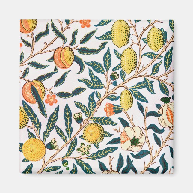 Fyra frukter, William Morris Magnet (Framsidan)
