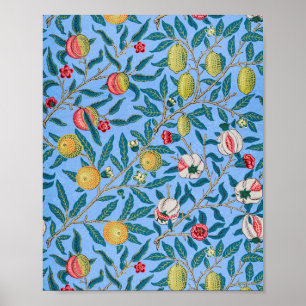 Fyra frukter, William Morris Poster