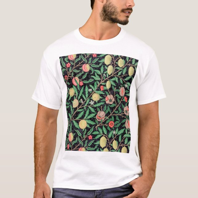 Fyra frukter, William Morris T Shirt (Framsida)