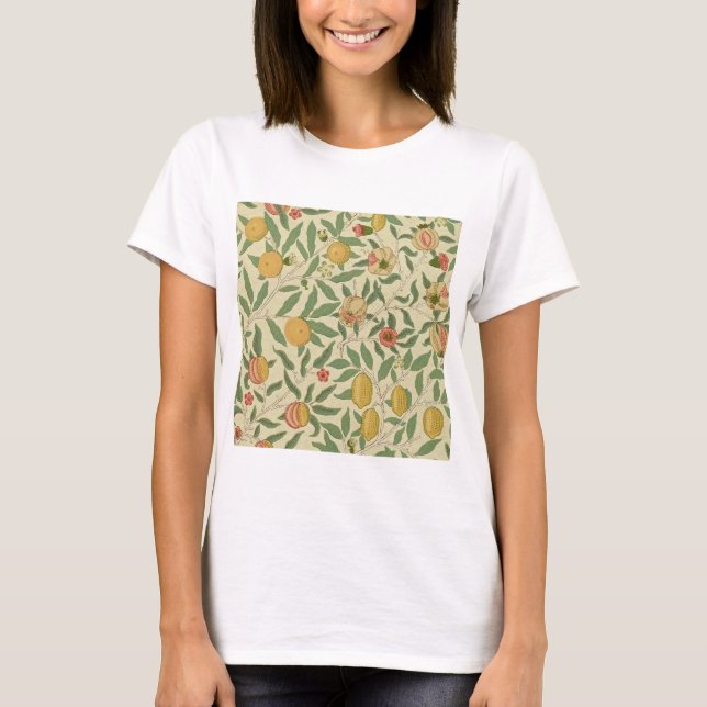 Fyra frukter, William Morris T Shirt (Framsida)