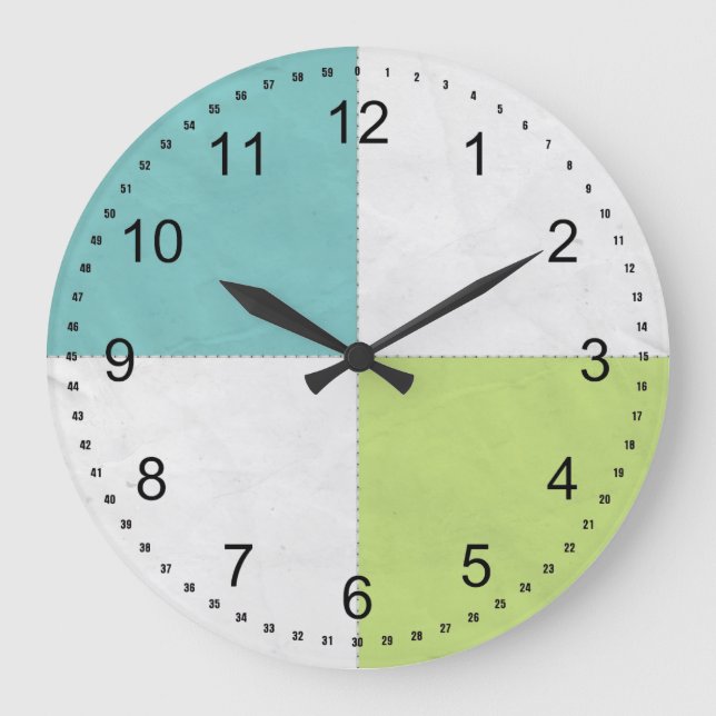 Fyra fyrkanter stor klocka (Framsida)