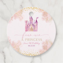 Fyra gånger en Princess Castle 4e födelsedagen Par